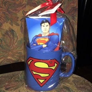 SUPERMAN MUG. with cocoa mix